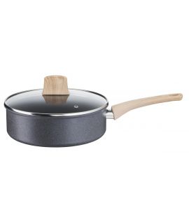 特福 - 法國製24厘米易潔礦物深煎鍋 (電磁爐適用)